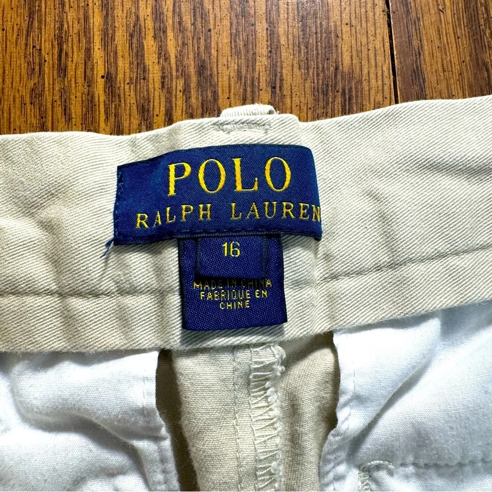 Polo by Ralph Lauren Tan‎ Flat Front Shorts